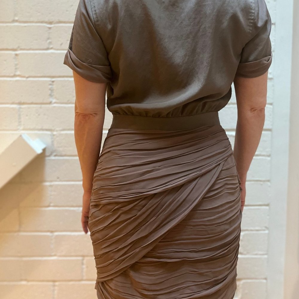Beautiful Brown Diane von Frustenberg Mini Dress - Picture 3 of 6